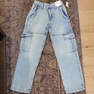 Aeropostale Light Blue Cargo Jeans